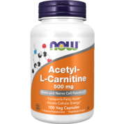 Acetyl L-Carnitine 500mg - 100 V-Caps