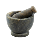 Natural Soapstone Mortar & Pestle (4 Inch) - 1 Set