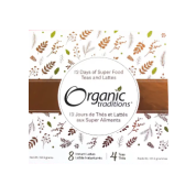 12 Days Of Organic Traditions Super Food Teas And Lattes Advent Calendar (Variety Packet) - 12 x 2 Servings