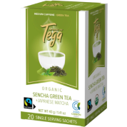 Organic Sencha Green Tea + Japanese Matcha (Green Tea Fair-Trade) - 20 Tea Bags