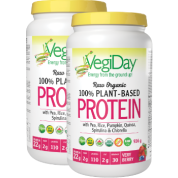 Vegiday Raw Organic Protein (Very Berry) - 936 + 936g 
