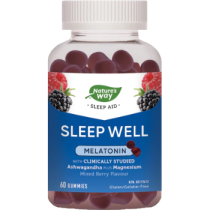 Sleep Well Melatonin Gummies (Mixed Berry) - 60 Gummies
