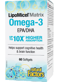 Buy Natural Factors LipoMicel Matrix Omega-3 EPA/DHA