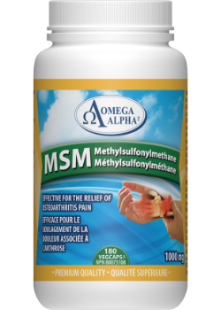 Buy Omega Alpha MSM (Methylsulfonylmethane) - 180 V-Caps at