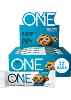 Buy One Bars ONE Protein Bars (Chocolate Chip Cookie Dough) - 12 x