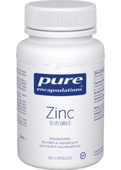 Pure Encapsulations Zinc 30mg Picolinate - Highly Absorbable Immune