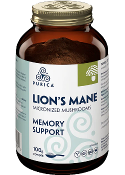 Buy Purica LION S MANE POWDER 100G at NationalNutrition.ca