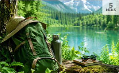 Healthy summer vacation tips for rest, activity, nutrition and wellbeing