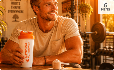 Creatine powder for a strength, power and workout performance article