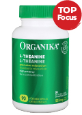 Organika L-Theanine 225mg - 90 V-Caps