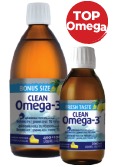 Naturopathic Labs Clean Omega-3 Liquid 800mg EPA 500mg DHA Lemon Meringue 500ml Plus 200ml FREE
