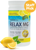 Naturopathic Labs Relax MG Magnesium Powder Lemon 500g Plus 250g Free