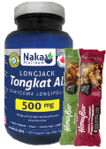 View Naka Longjack Tongkat Ali 500mg - 120 Caps plus 2 Honey Bars FREE
