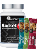 View CanPrev Rocket T Testosterone Recharge 90 Caps - 90 Caps plus 3 Honey Bars FREE