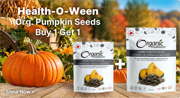 Halloween 2026 Offers View Organic Traditions Organic Pumpkin Seeds 454g Plus 227g FREE