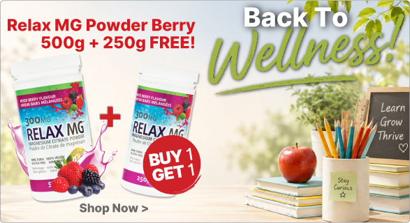 View Relax MG Magnesium Powder Berry 500g plus 250g Free
