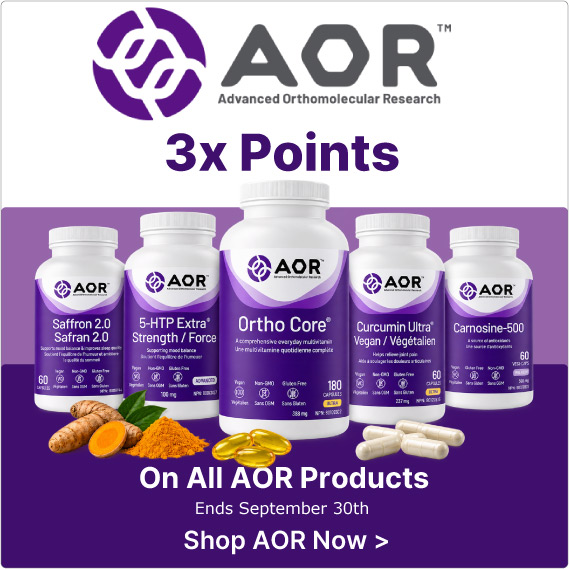 View all AOR Products and earn 3X Rewards Points