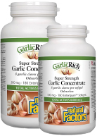 View Natural Factors Garlic Rich - 180 Softgels + BONUS
