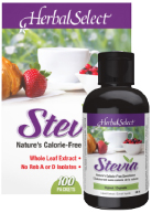 View Herbal Select Stevia Packets - 100 Packets + BONUS