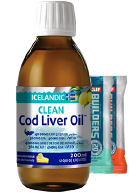 View Naturopathic Labs Clean Icelandic Cod Liver Oil (Lemon) - 200ml + BONUS