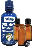 View Naka 100% Pure Eucalyptus Essential Oil (Organic) - 50ml + BONUS