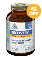 View Purica Recovery Adaptogen Formula - 180 V-Caps + BONUS