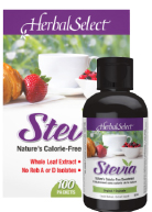 Herbal Select Stevia, 100 Packets + 60ml Liquid Stevia FREE