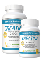 View Naturopathic Labs Creatine 3000mg Micronized - 240 + 60 Caps FREE