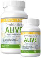 View Naturopathic Labs Probiotics Alive 16 Billion Multi Strain Shelf Stable - 120 + 60 Caps FREE