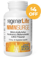 Natural Factors Regenerlife NMN Surge 150mg, 60 V-Caps
