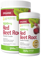 View Naturopathic Labs Organic Red Beet Root Powder - 500 + 250g FREE