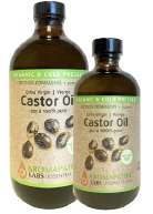 View Aromapathic Labs Organic Castor Oil Cold Pressed and Hexane Free - 500 + 250ml FREE