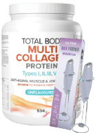 View Natural Factors Total Body Multi Collagen Protein 534g - Ultra Milk Frother FREE