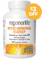 View Natural Factors Regenerlife Mitochondrial Energy 120 Capsules