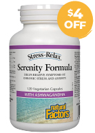 View Natural Factors Serenity Formula With Ashwagandha 120 Capsules