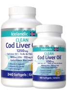 View Naturopathic Labs Clean Cod Liver Oil 1200mg Capsules - 240 + 60 Caps FREE