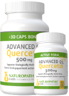 View Naturopathic Labs Quercetin Advanced Q3 500mg - 120 + 60 Caps FREE