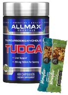 View Allmax Tudca 500mg 60 Caps + 2 Honey Bars FREE