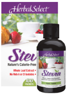 View Herbal Select Stevia Packets - 100 Sachets + 60ml Liquid FREE