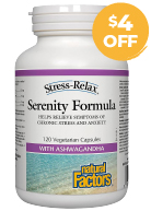 View Natural Factors Serenity Formula With Ashwagandha 120 Capsules