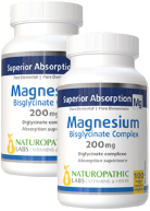 View Naturopathic Labs Magnesium Bisglycinate 200mg 100 vcaps Plus 100 Caps FREE