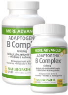 View Naturopathic Labs Adaptogenic B Complex 180 Plus 60 Caps FREE