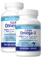 View Naturopathic Labs Clean Omega-3 1432mg Fish Oil 120 Caps Plus 50 Caps FREE