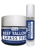 View Naka Platinum Beef Tallow Face Body Moisturizer Vanilla 100ml Plus Collagen Cream 50ml FREE