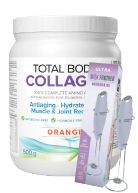 View Natural Factors Total Body Collagen Orange 500g Plus Frother FREE