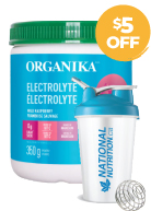 View Organika Electrolytes (Wild Raspberry) - 350g