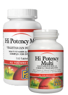 View Natural Factors High Potency Vegetarian Multi 180 plus 90 Tabs FREE