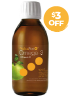 View NutraSea Plus D Omega-3 Liquid Apple Flavor 200ml
