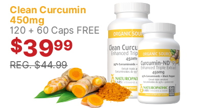 View Naturopathic Labs Clean Curcumin 450mg