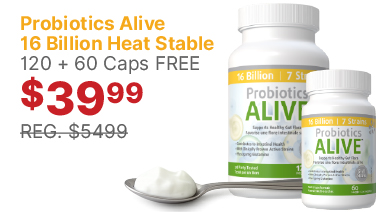 View Naturopathic Labs Probiotics Alive 16 Billion Heat Stable 120 VCaps